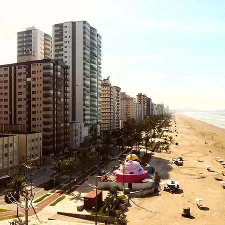 Kitnet Caicara Pe Na Areia Apartment Praia Grande  Exterior photo