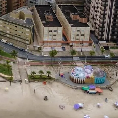 Kitnet Caicara Pe Na Areia Apartment Praia Grande  Exterior photo